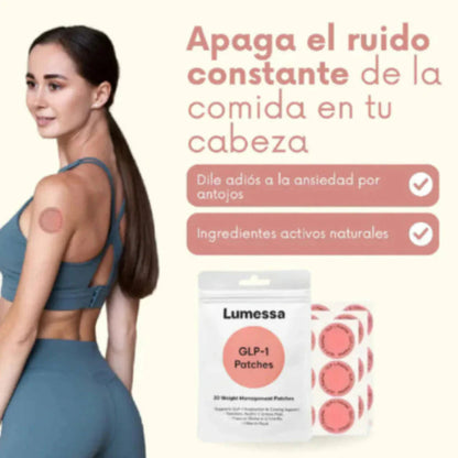 Parches Naturales de Cuidado Diario Lumessa con GLP-1