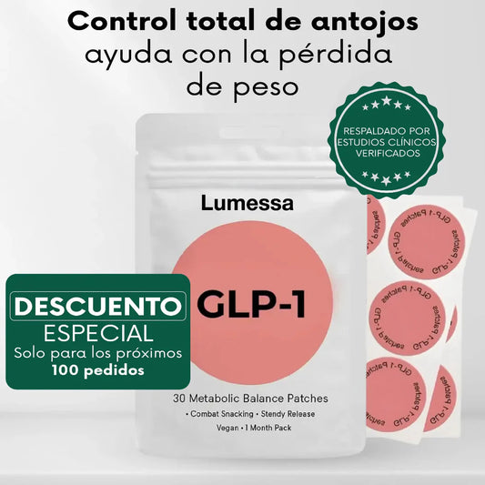 Parches Naturales de Cuidado Diario Lumessa con GLP-1